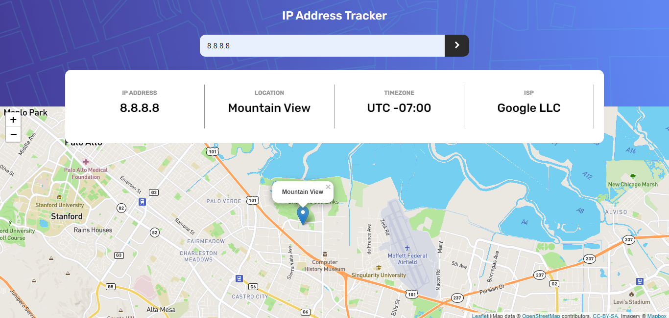 Ip Address Tracker